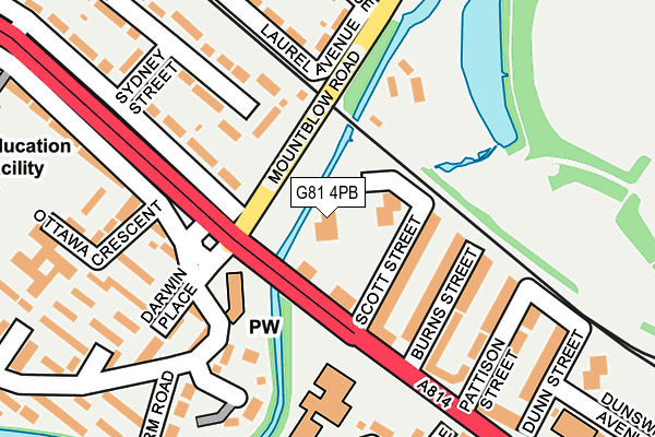 G81 4PB map - OS OpenMap – Local (Ordnance Survey)