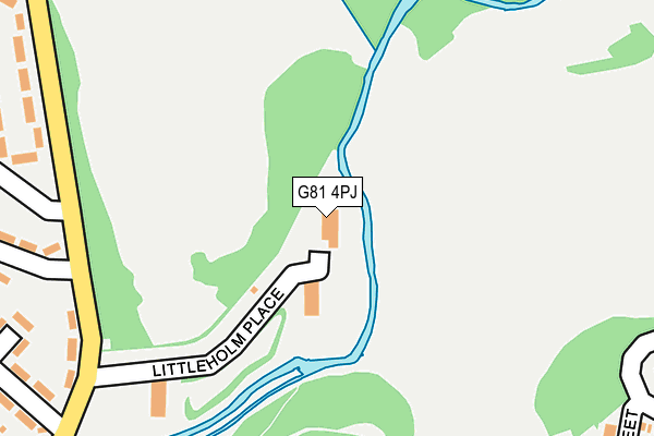 G81 4PJ map - OS OpenMap – Local (Ordnance Survey) G81 4PJ map - OS OpenMap – Local (Ordnance Survey)
