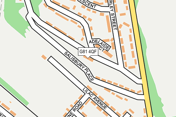 G81 4QF map - OS OpenMap – Local (Ordnance Survey) G81 4QF map - OS OpenMap – Local (Ordnance Survey)