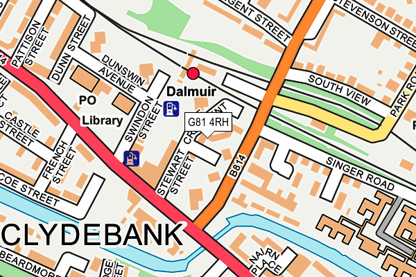 G81 4RH map - OS OpenMap – Local (Ordnance Survey) G81 4RH map - OS OpenMap – Local (Ordnance Survey)