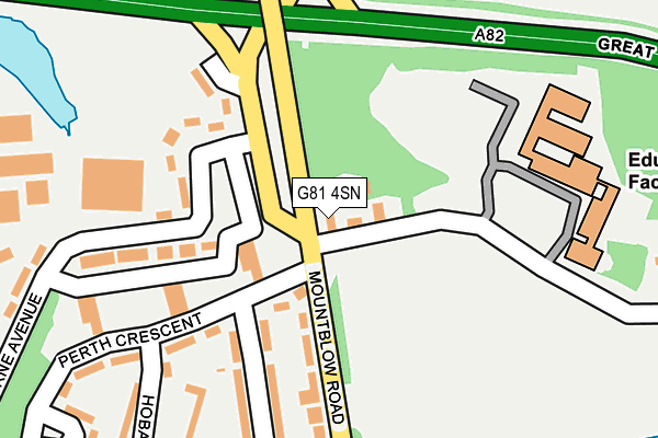 G81 4SN map - OS OpenMap – Local (Ordnance Survey) G81 4SN map - OS OpenMap – Local (Ordnance Survey)