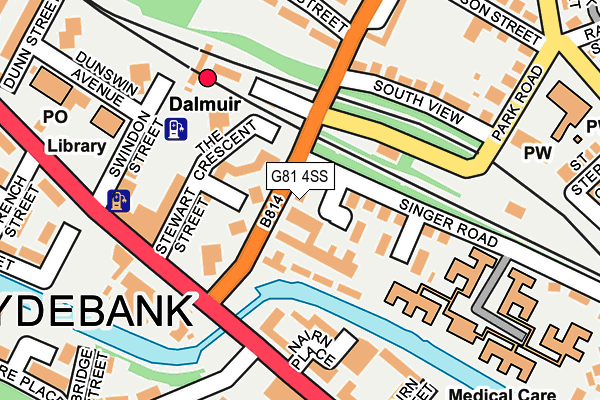 G81 4SS map - OS OpenMap – Local (Ordnance Survey) G81 4SS map - OS OpenMap – Local (Ordnance Survey)