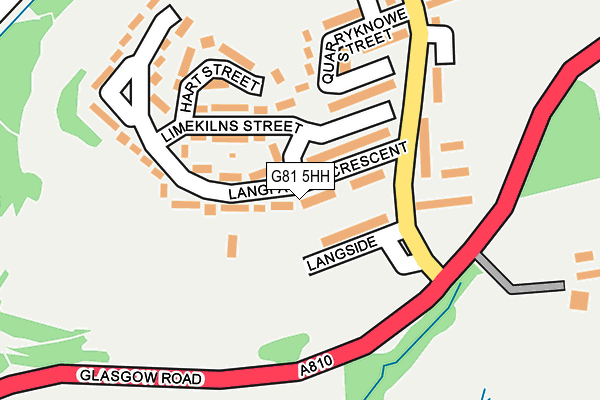 G81 5HH map - OS OpenMap – Local (Ordnance Survey)