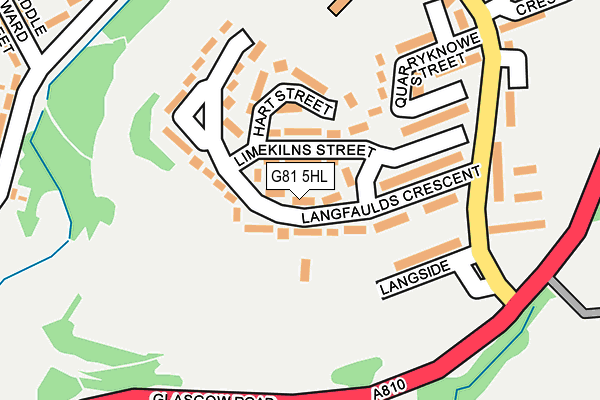 G81 5HL map - OS OpenMap – Local (Ordnance Survey)