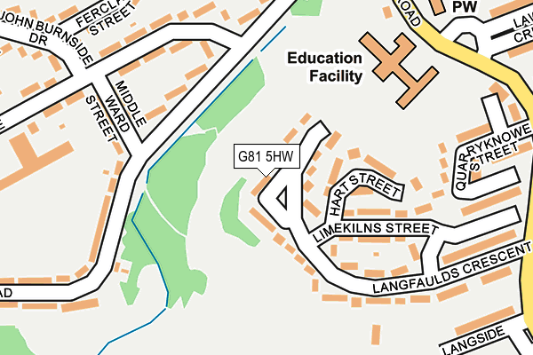 G81 5HW map - OS OpenMap – Local (Ordnance Survey) G81 5HW map - OS OpenMap – Local (Ordnance Survey)