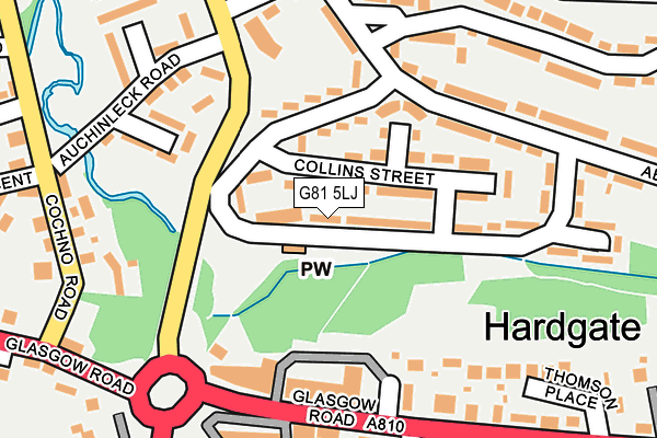 G81 5LJ map - OS OpenMap – Local (Ordnance Survey) G81 5LJ map - OS OpenMap – Local (Ordnance Survey)