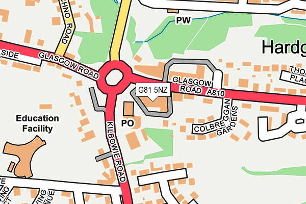 G81 5NZ map - OS OpenMap – Local (Ordnance Survey) G81 5NZ map - OS OpenMap – Local (Ordnance Survey)