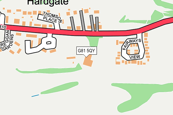 G81 5QY map - OS OpenMap – Local (Ordnance Survey)