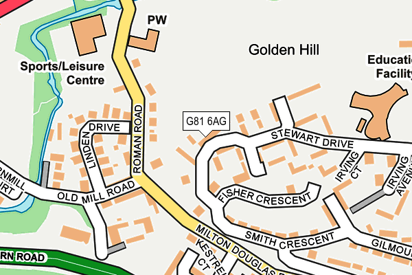 G81 6AG map - OS OpenMap – Local (Ordnance Survey) G81 6AG map - OS OpenMap – Local (Ordnance Survey)