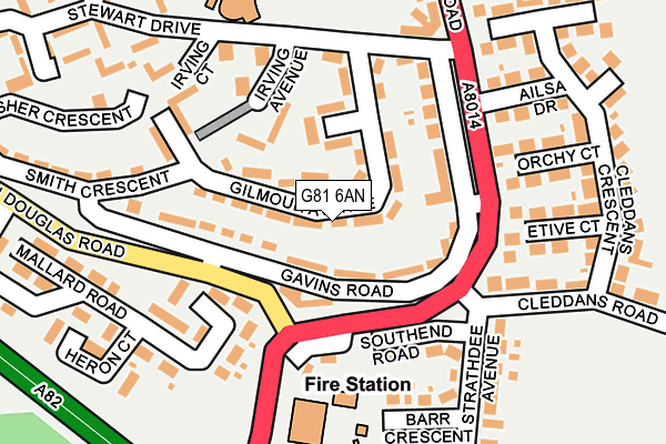G81 6AN map - OS OpenMap – Local (Ordnance Survey) G81 6AN map - OS OpenMap – Local (Ordnance Survey)