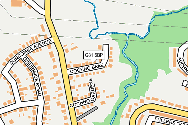 G81 6BP map - OS OpenMap – Local (Ordnance Survey) G81 6BP map - OS OpenMap – Local (Ordnance Survey)
