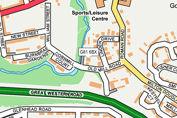 G81 6BX map - OS OpenMap – Local (Ordnance Survey) G81 6BX map - OS OpenMap – Local (Ordnance Survey)