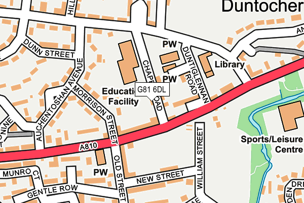G81 6DL map - OS OpenMap – Local (Ordnance Survey) G81 6DL map - OS OpenMap – Local (Ordnance Survey)