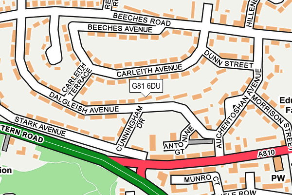 G81 6DU map - OS OpenMap – Local (Ordnance Survey)