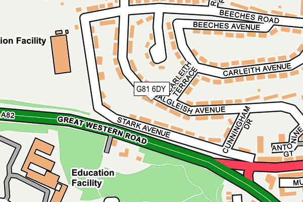 G81 6DY map - OS OpenMap – Local (Ordnance Survey) G81 6DY map - OS OpenMap – Local (Ordnance Survey)