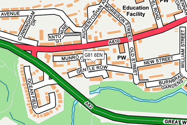 G81 6EN map - OS OpenMap – Local (Ordnance Survey)