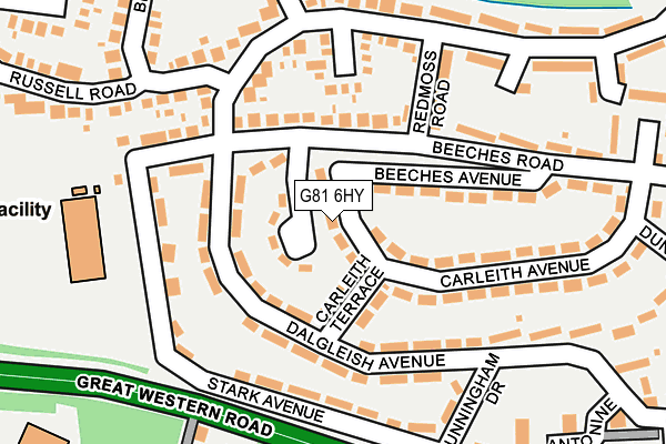 G81 6HY map - OS OpenMap – Local (Ordnance Survey) G81 6HY map - OS OpenMap – Local (Ordnance Survey)