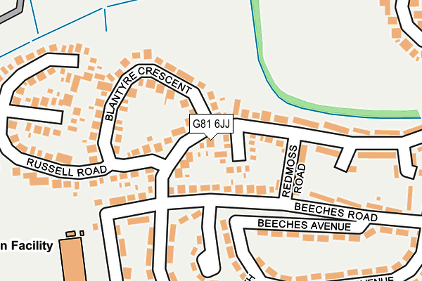 G81 6JJ map - OS OpenMap – Local (Ordnance Survey) G81 6JJ map - OS OpenMap – Local (Ordnance Survey)