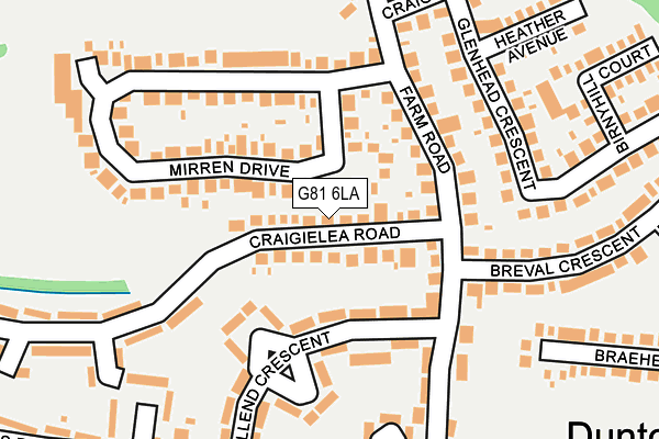 G81 6LA map - OS OpenMap – Local (Ordnance Survey)