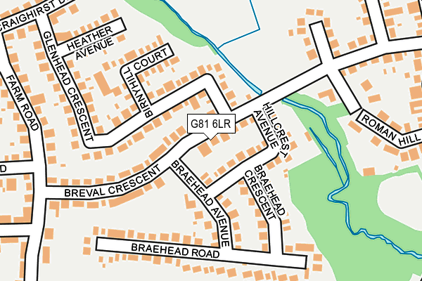 G81 6LR map - OS OpenMap – Local (Ordnance Survey)