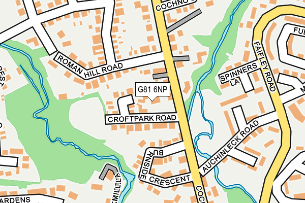 G81 6NP map - OS OpenMap – Local (Ordnance Survey) G81 6NP map - OS OpenMap – Local (Ordnance Survey)