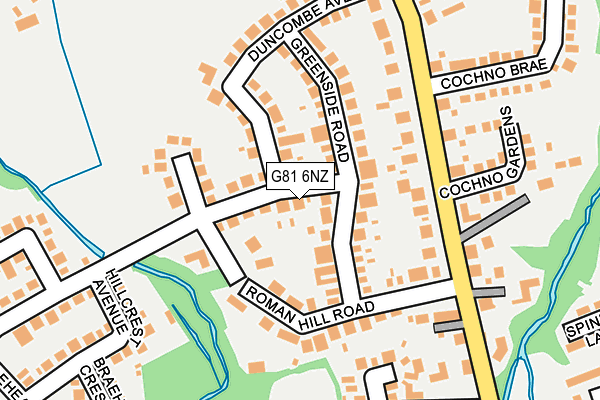 G81 6NZ map - OS OpenMap – Local (Ordnance Survey) G81 6NZ map - OS OpenMap – Local (Ordnance Survey)