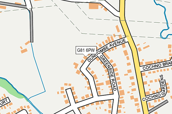 G81 6PW map - OS OpenMap – Local (Ordnance Survey) G81 6PW map - OS OpenMap – Local (Ordnance Survey)