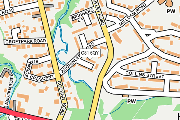 G81 6QY map - OS OpenMap – Local (Ordnance Survey)