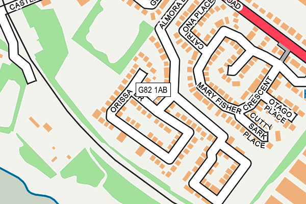 G82 1AB map - OS OpenMap – Local (Ordnance Survey) G82 1AB map - OS OpenMap – Local (Ordnance Survey)