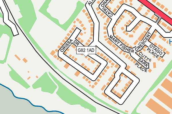 G82 1AD map - OS OpenMap – Local (Ordnance Survey) G82 1AD map - OS OpenMap – Local (Ordnance Survey)