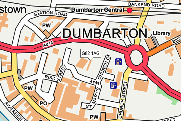G82 1AG map - OS OpenMap – Local (Ordnance Survey) G82 1AG map - OS OpenMap – Local (Ordnance Survey)