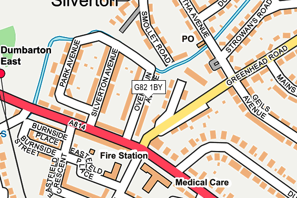 G82 1BY map - OS OpenMap – Local (Ordnance Survey)