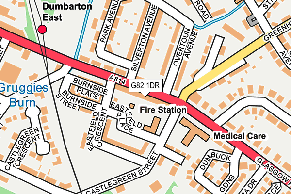 G82 1DR map - OS OpenMap – Local (Ordnance Survey) G82 1DR map - OS OpenMap – Local (Ordnance Survey)