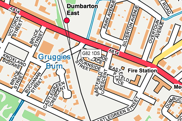G82 1DS map - OS OpenMap – Local (Ordnance Survey)