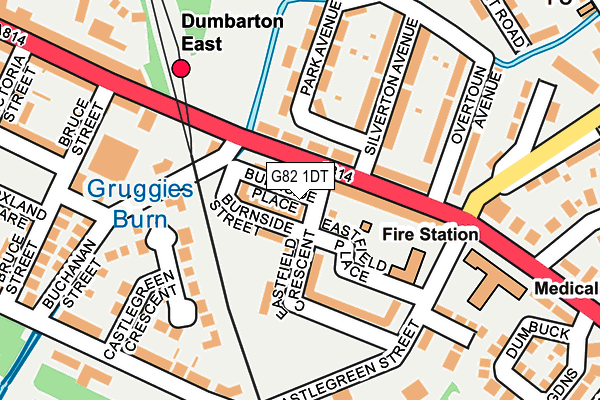 G82 1DT map - OS OpenMap – Local (Ordnance Survey) G82 1DT map - OS OpenMap – Local (Ordnance Survey)