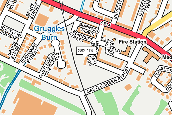 G82 1DU map - OS OpenMap – Local (Ordnance Survey) G82 1DU map - OS OpenMap – Local (Ordnance Survey)