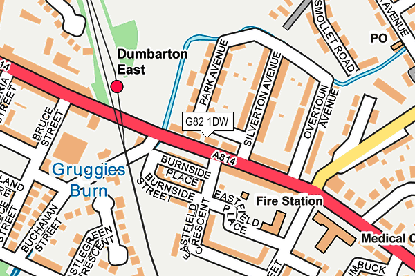 G82 1DW map - OS OpenMap – Local (Ordnance Survey) G82 1DW map - OS OpenMap – Local (Ordnance Survey)