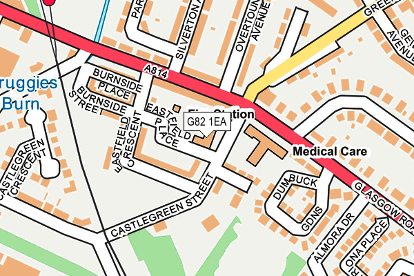 G82 1EA map - OS OpenMap – Local (Ordnance Survey) G82 1EA map - OS OpenMap – Local (Ordnance Survey)
