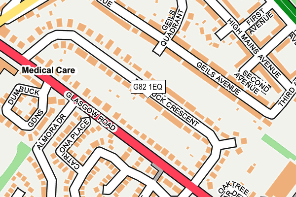 G82 1EQ map - OS OpenMap – Local (Ordnance Survey) G82 1EQ map - OS OpenMap – Local (Ordnance Survey)