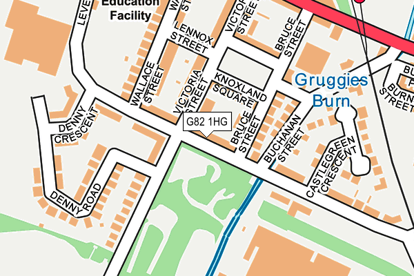 G82 1HG map - OS OpenMap – Local (Ordnance Survey) G82 1HG map - OS OpenMap – Local (Ordnance Survey)
