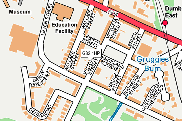 G82 1HP map - OS OpenMap – Local (Ordnance Survey)