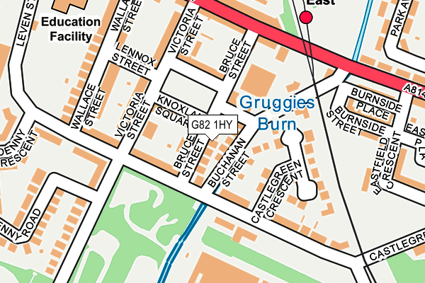 G82 1HY map - OS OpenMap – Local (Ordnance Survey) G82 1HY map - OS OpenMap – Local (Ordnance Survey)