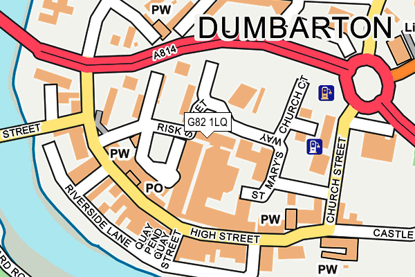 G82 1LQ map - OS OpenMap – Local (Ordnance Survey) G82 1LQ map - OS OpenMap – Local (Ordnance Survey)