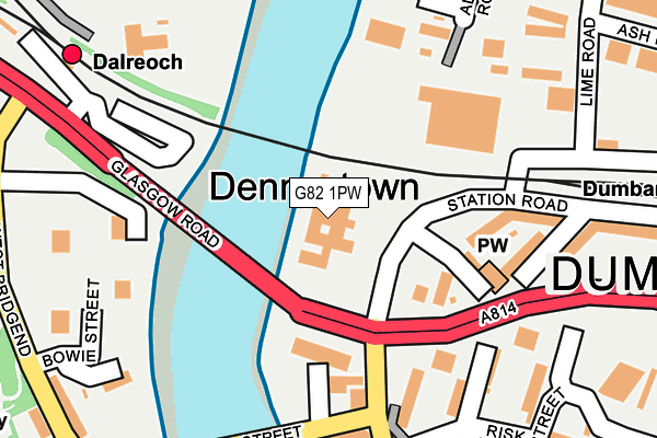 G82 1PW map - OS OpenMap – Local (Ordnance Survey) G82 1PW map - OS OpenMap – Local (Ordnance Survey)