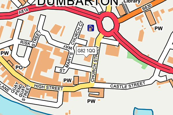 G82 1QQ map - OS OpenMap – Local (Ordnance Survey)
