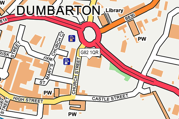 G82 1QR map - OS OpenMap – Local (Ordnance Survey) G82 1QR map - OS OpenMap – Local (Ordnance Survey)