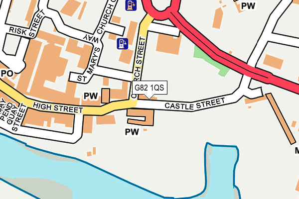 G82 1QS map - OS OpenMap – Local (Ordnance Survey) G82 1QS map - OS OpenMap – Local (Ordnance Survey)