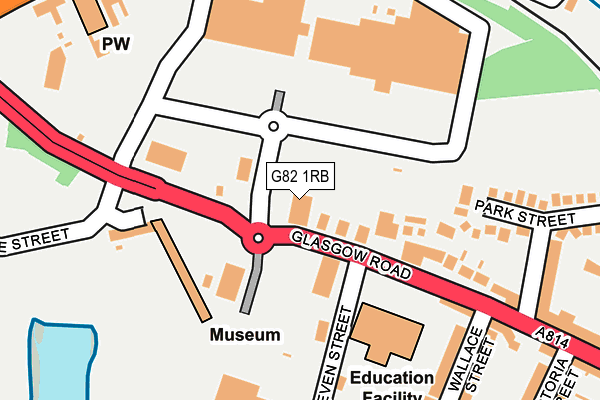 G82 1RB map - OS OpenMap – Local (Ordnance Survey) G82 1RB map - OS OpenMap – Local (Ordnance Survey)