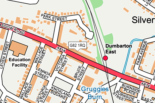 G82 1RQ map - OS OpenMap – Local (Ordnance Survey)