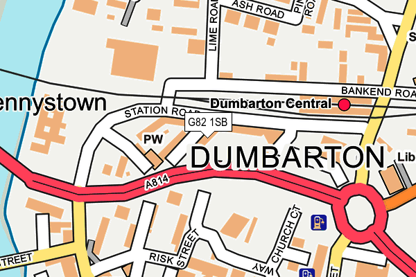 G82 1SB map - OS OpenMap – Local (Ordnance Survey) G82 1SB map - OS OpenMap – Local (Ordnance Survey)